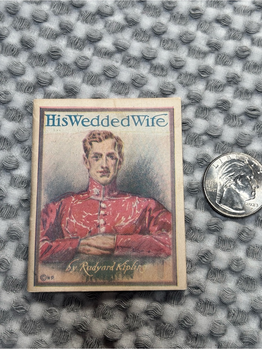 1902-1914 The Winthrop Press-His Wedded Wife-Tobacco Cigarette Insert-Mini Book
